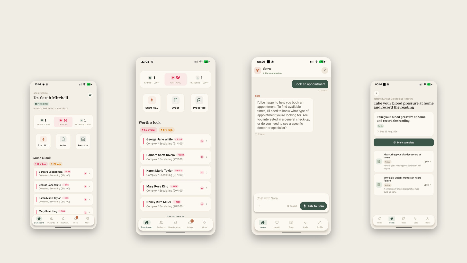 Patient and provider apps on IASORA